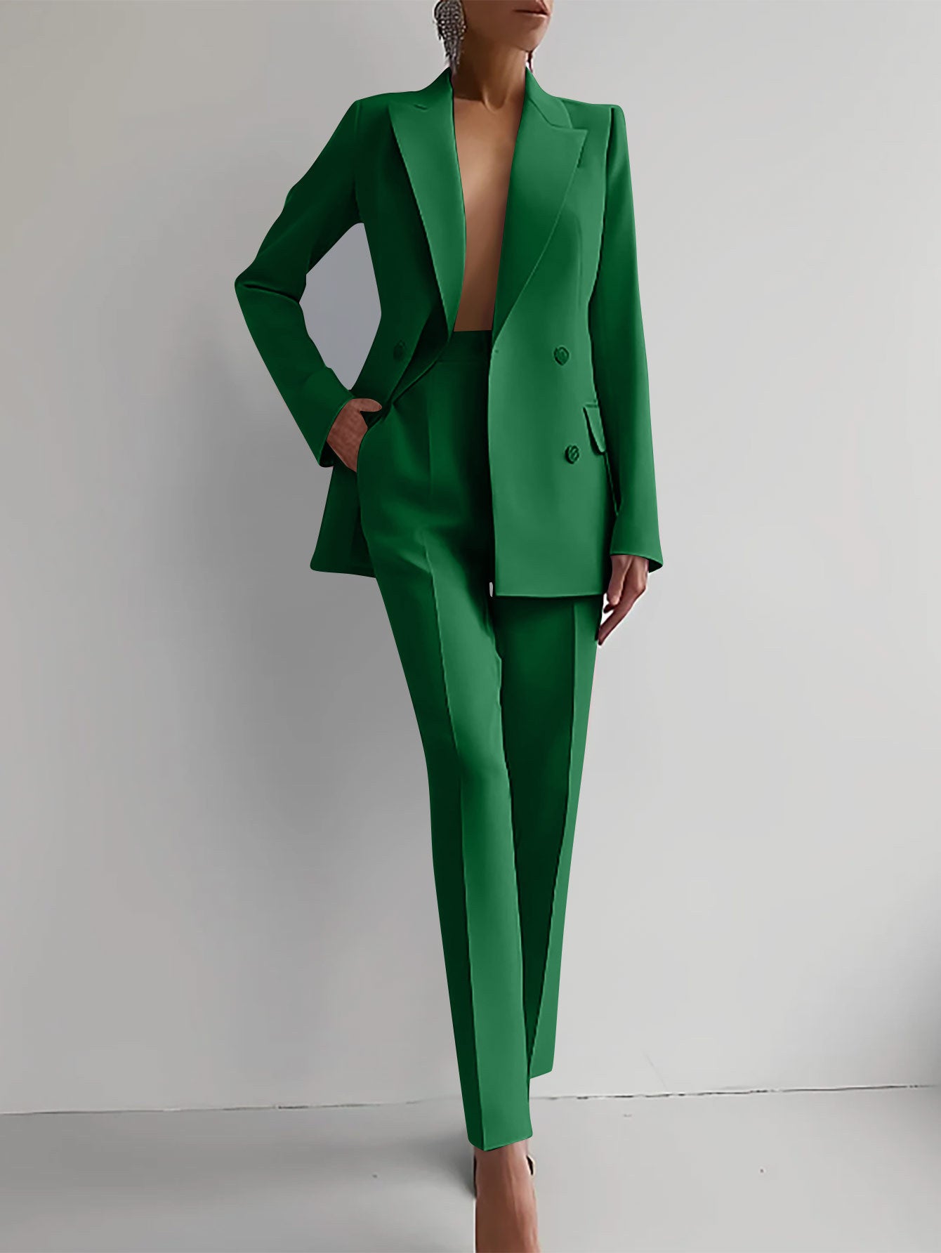 Long Sleeve Single-breasted Jacket Top