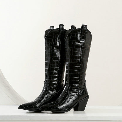 Long Boots Thick Heel Boots