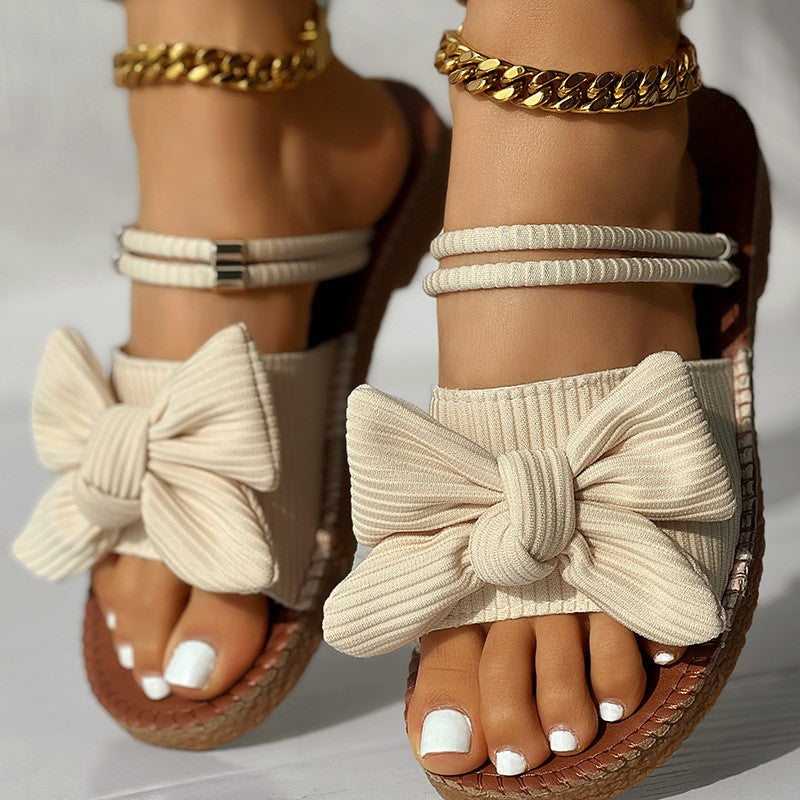 Floral Thick Heel Sandals