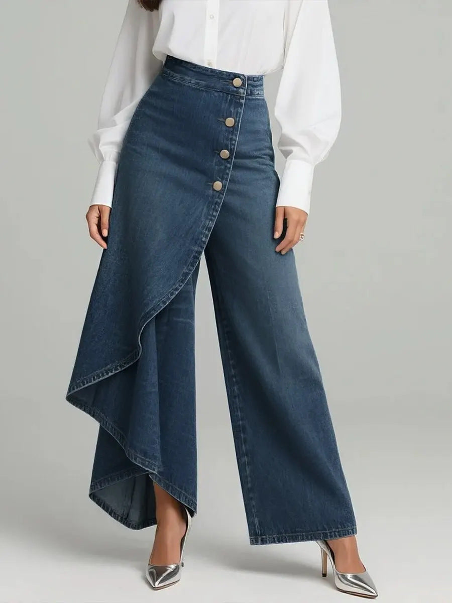 Unique Straight-leg Pants