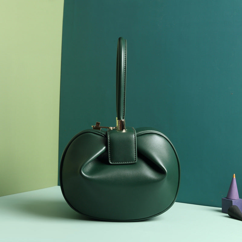 Leather Dumpling Handbag
