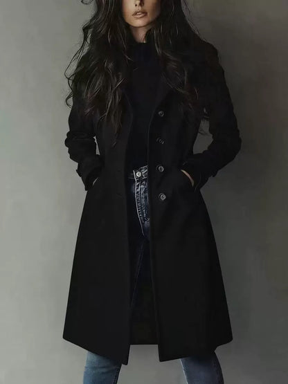 Womens Western Style Long Trench Coat
