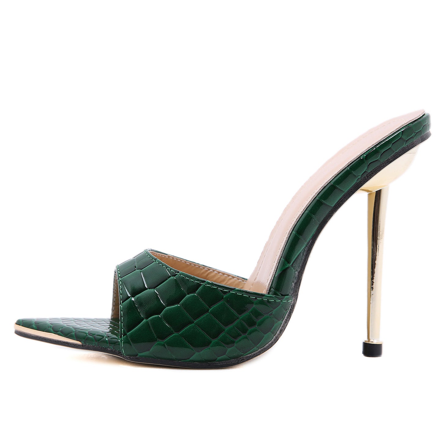 Summer New Metal Toe High Heel Women's Shoes
