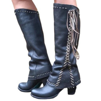 Autumn And Winter New Leather Boots