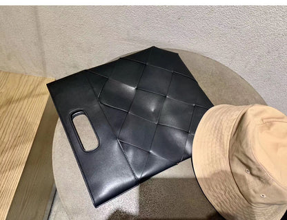 Embossed Woven Folding Clutch