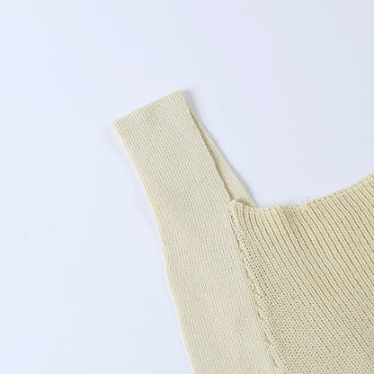 Sling Top Belt Temperament Skirt Suit