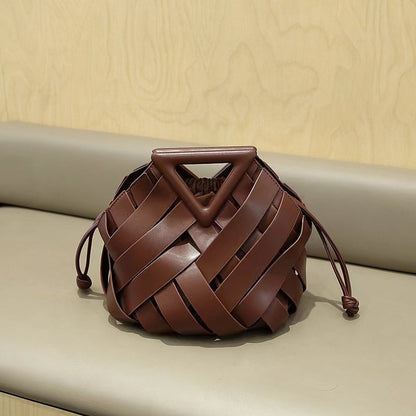 Triangle Buckle Crossbody Bag
