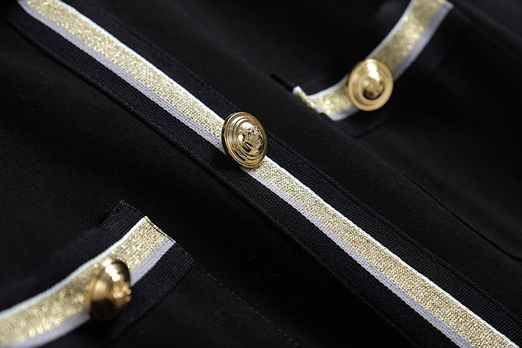 Hepburn Black Bottoming Dress