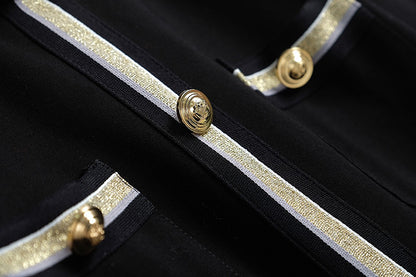 Hepburn Black Bottoming Dress