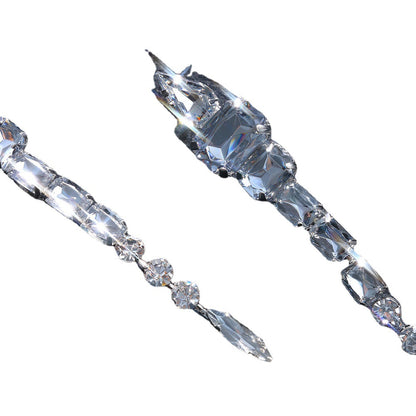 Long Shiny Diamond Rhinestone Earrings