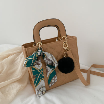 All-Match Hair Ball Diana Bag