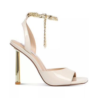 Women's New High Heels Square Toe Stiletto Sandals