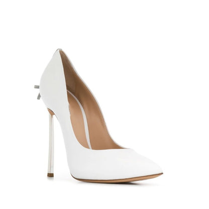Pointed Toe Bowknot Heel Shoes