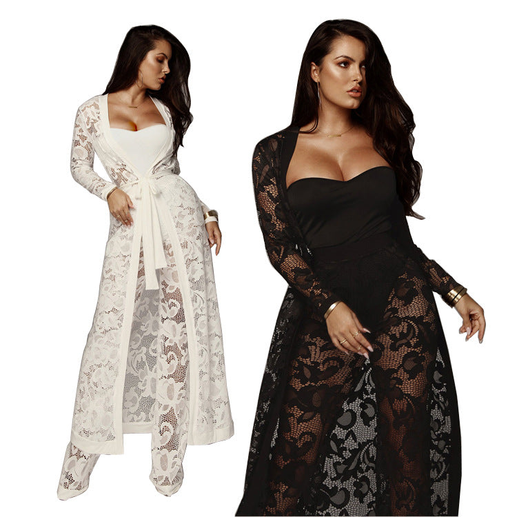 Autumn Lace Three-Piece Set