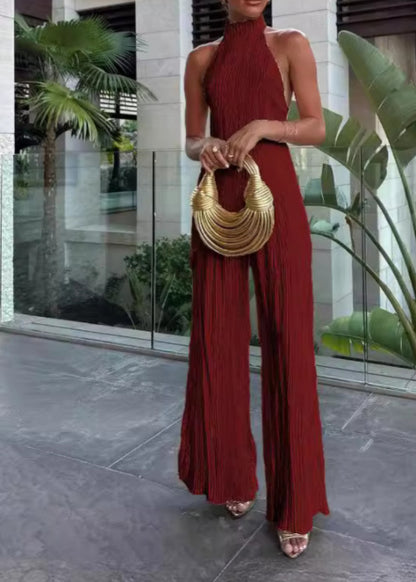 New Fashion Casual Loose Solid Color Two-piece Set