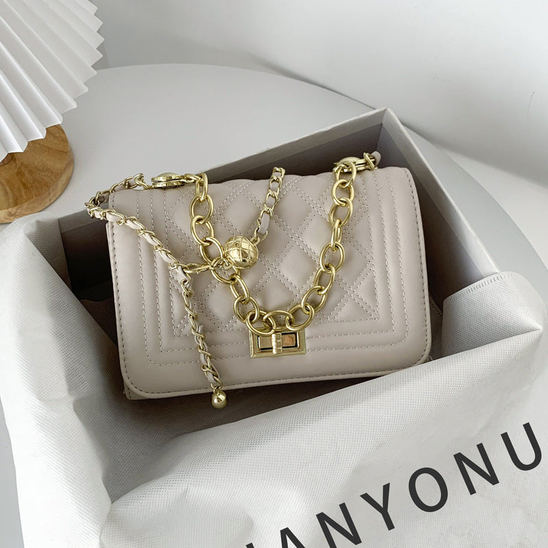 Korean Women Bag Western Style Chain
