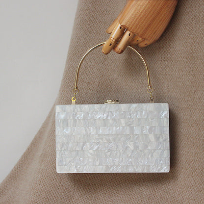 Metallic Acrylic Dinner Bag