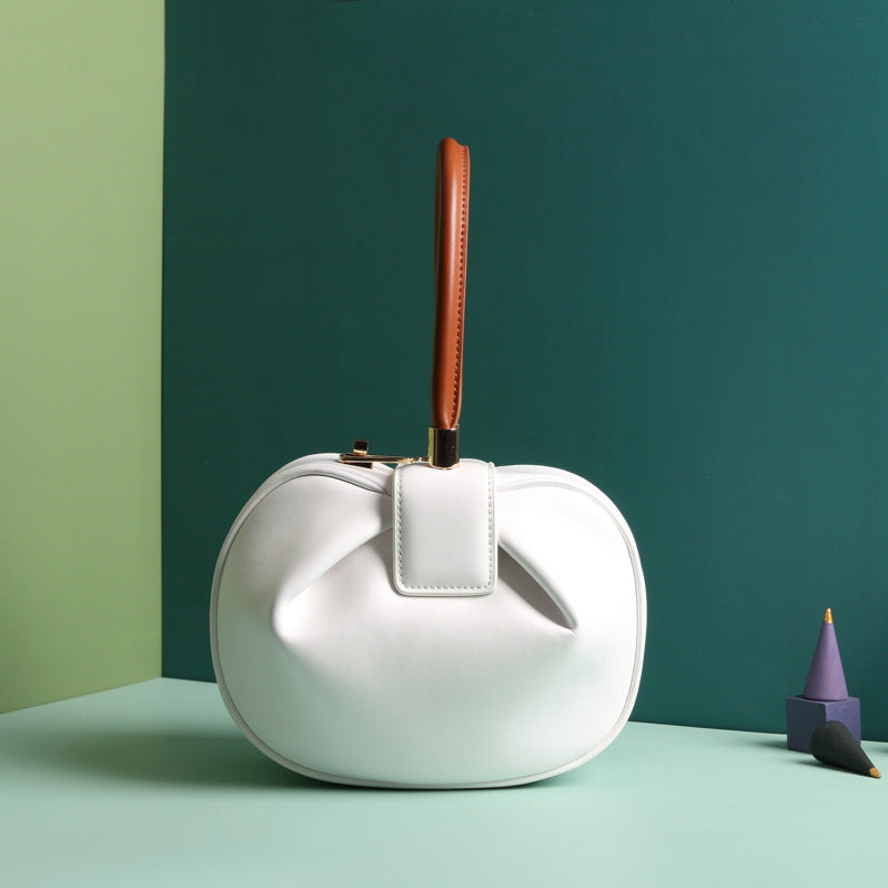 Leather Dumpling Handbag