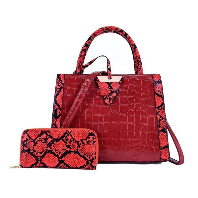 Single Shoulder Pattern Two-Piece Handbag Shoulder Bag