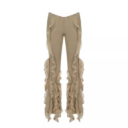 Slim Fit Micro Flared Pants