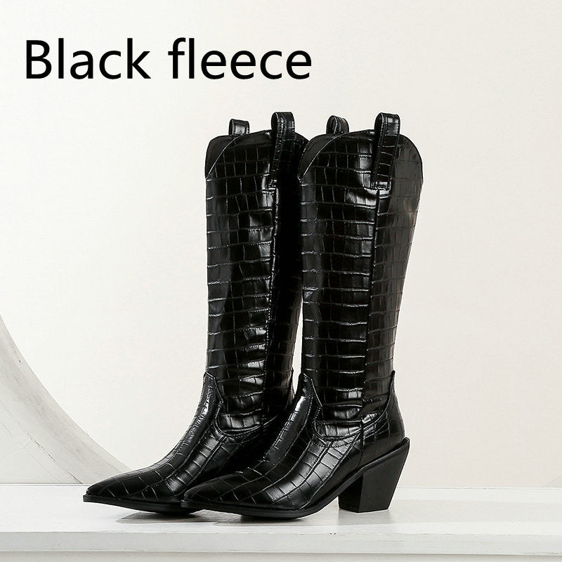 Long Boots Thick Heel Boots