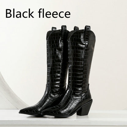 Long Boots Thick Heel Boots