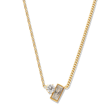 Olive Green Crystal Necklace For Women
