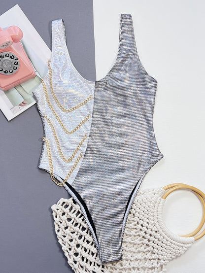 Chain Detail Bikini Set