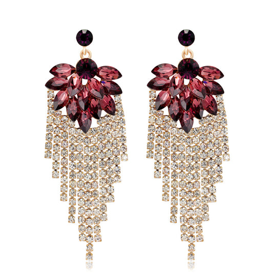 Shiny Rhinestone Earrings