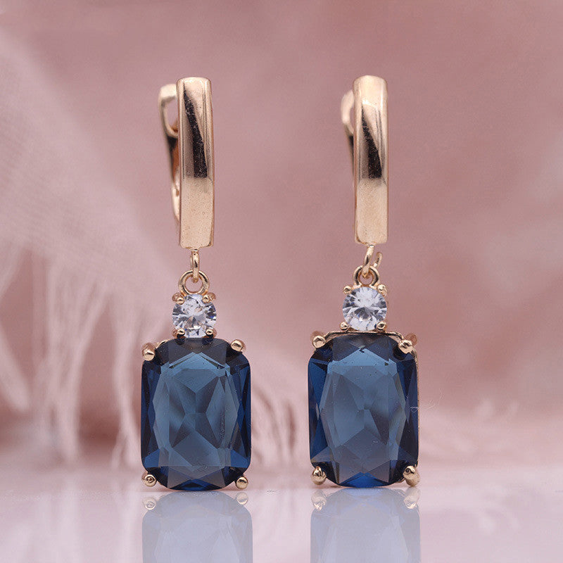 Natural Zirconium Earrings