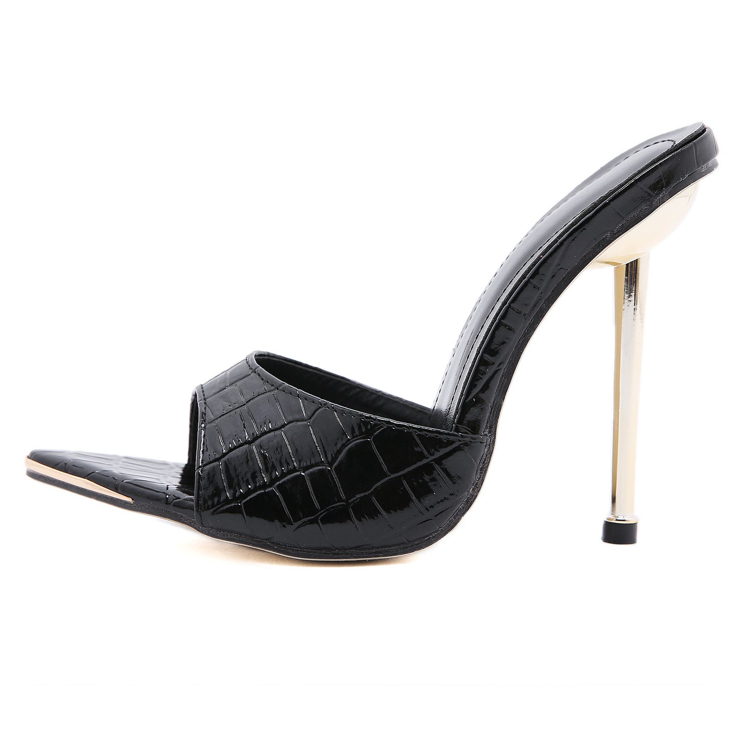 Summer New Metal Toe High Heel Women's Shoes