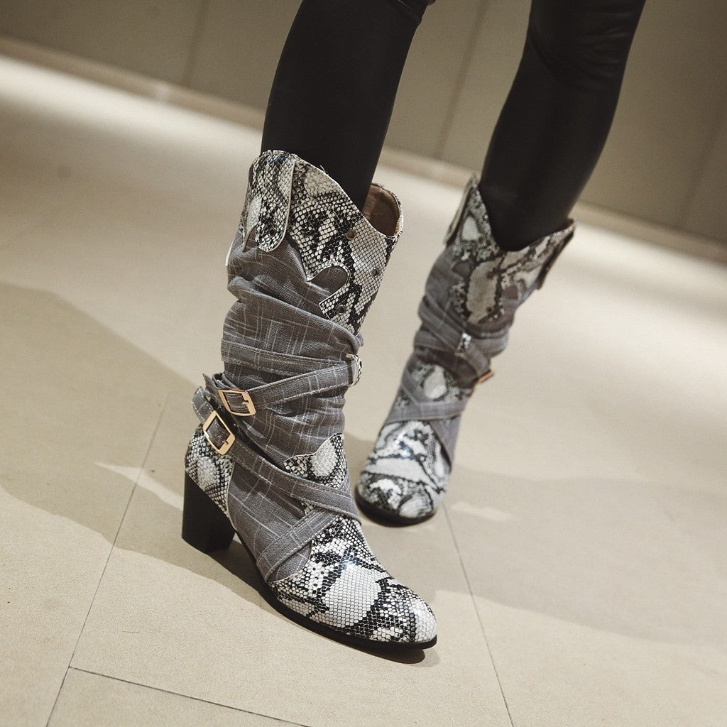 Long Boots Pointed Toe Women's Boots
