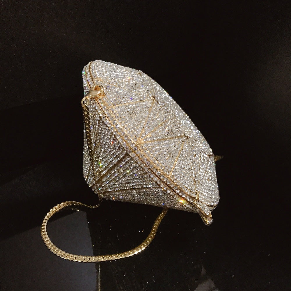 Three-dimensional Diamond Shape Handbags