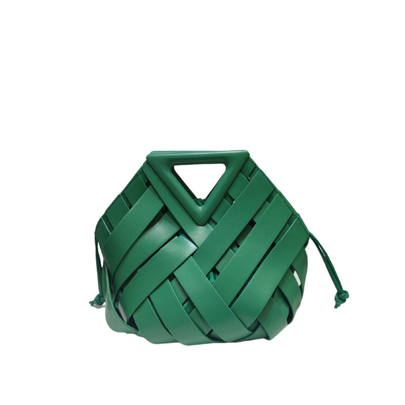 Triangle Buckle Crossbody Bag
