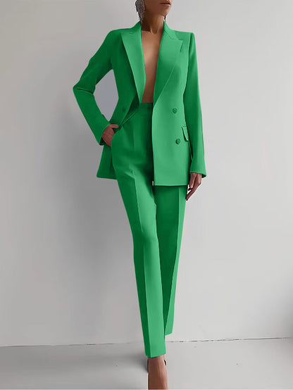 Long Sleeve Single-breasted Jacket Top