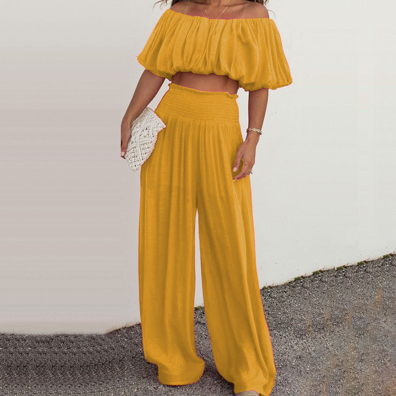 Off Shoulder Two Piece Set