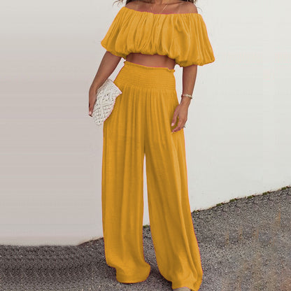 Off Shoulder Two Piece Set