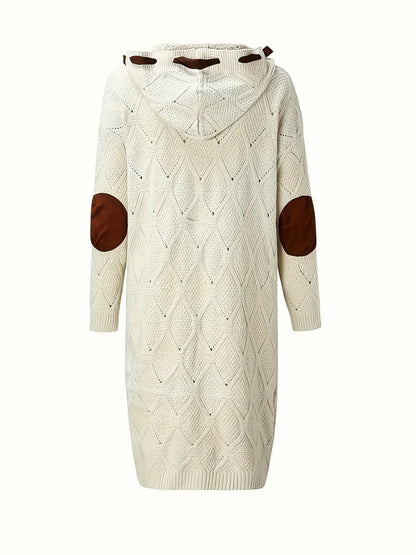 Retro Open Front Cardigan