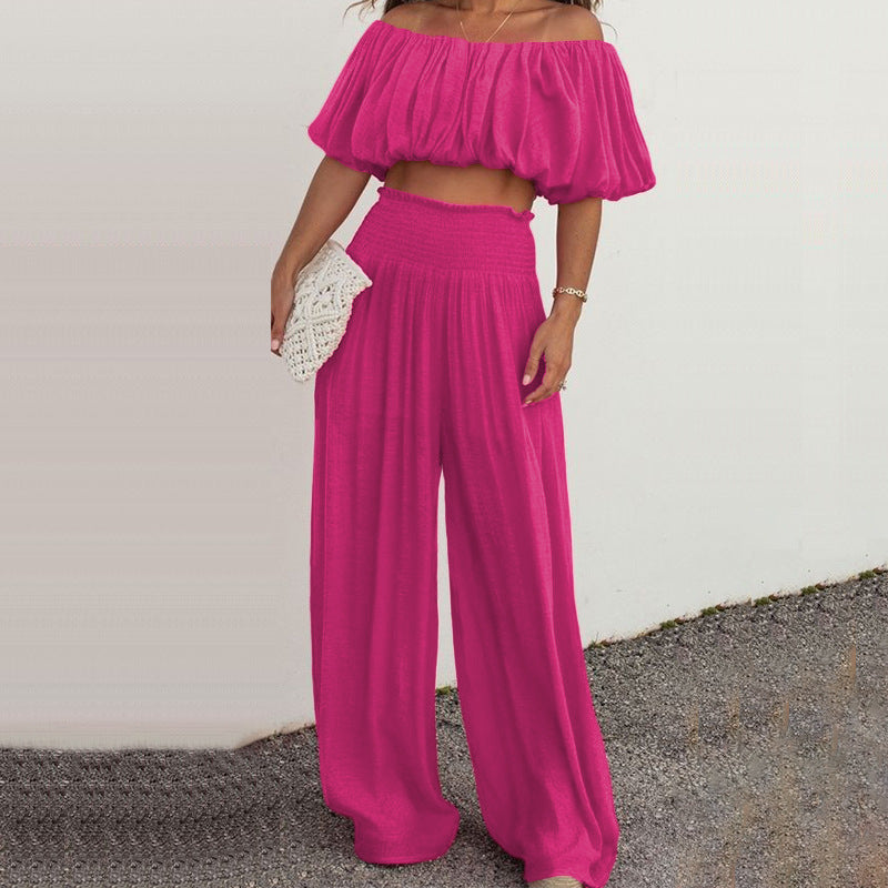 Off Shoulder Two Piece Set