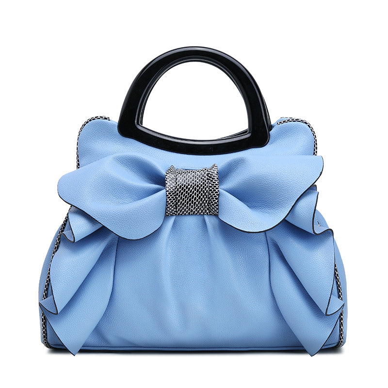 Retro Embossed Leather Tote Bag