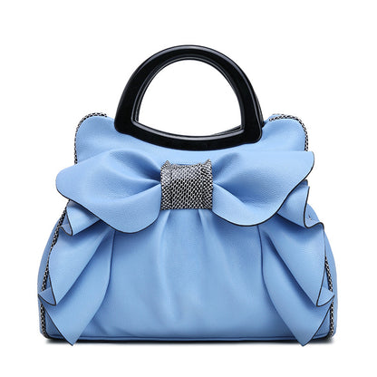 Retro Embossed Leather Tote Bag