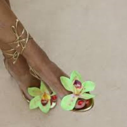 Metal Woven Fashion Sandals Strap