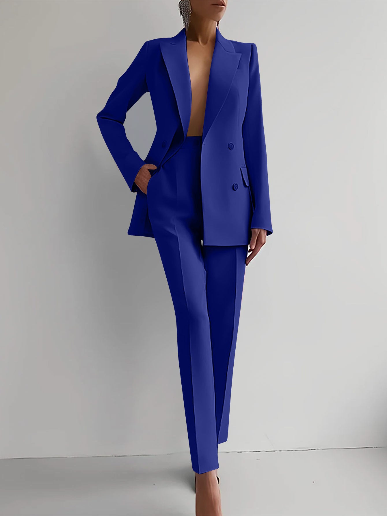 Long Sleeve Single-breasted Jacket Top