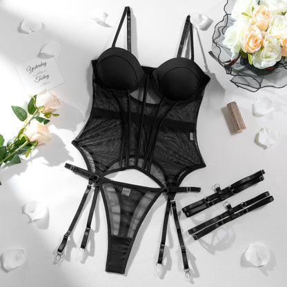 Mesh Breathable Body Shaping Two-piece Suits