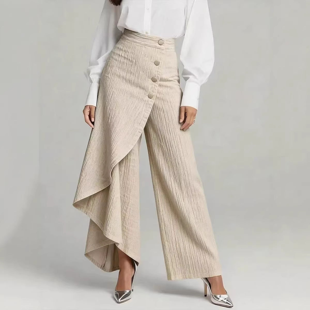 Unique Straight-leg Pants