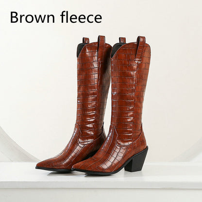 Long Boots Thick Heel Boots