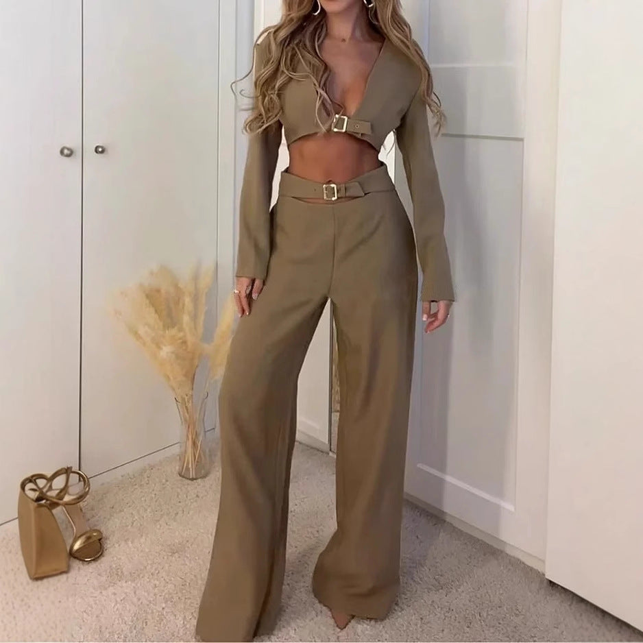 Waist Reveal Pant Set