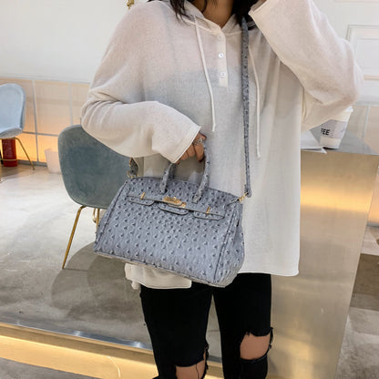 Ostrich Pattern Handbag