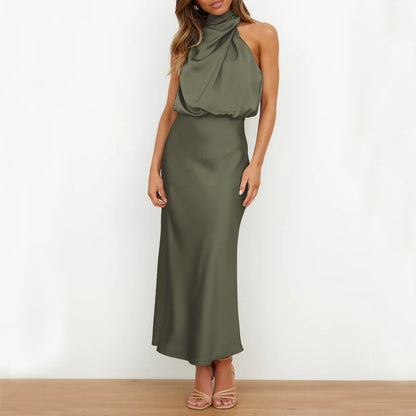 Summer Sleeveless Dress Ins Fashion Elegant Evening Party
