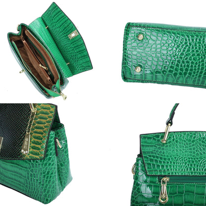 Snake Pattern Crossbody Bag